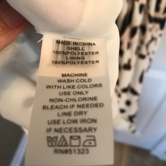 Vince camuto white leopard animal print dress - Picture 8 of 8